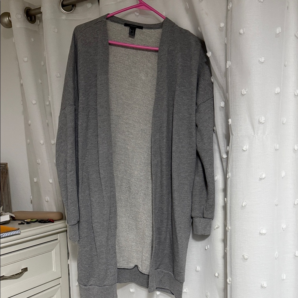 Forever 21 Heather Gray Women's Cardigan